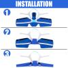 AZEN CPAP Neck Pad for CPAP Headgear Straps, CPAP Neck Cushion, CPAP Headgear Fleece Comfort Cover for Full Face view 2