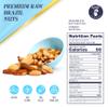 Aznut Brazil Nuts, Superior to Natural and Raw Shelled, No PPO, Vegan and Keto Friendly, Gluten Free, Peanut free and Vegan, Non Gmo Certified Premium Quality Super Food, Fresh and Crunchy, Kosher Certified (Raw, 3 LB) view 2