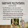 Farm Wife Multivitamin Womens #1 Multivitamin Non GMO Gluten Free Natural, Immune Support Heart Health Bone Support Energy Boost Female Support Hot Flash Urinary Support, 2 Small Capsules per Day view 4