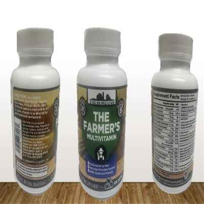 Farmer Multivitamin #1 Men's Multivitamin Non GMO Gluten Free Natural Men's Multivitamin increases Mental Focus, Heart Health Prostate Support Immune Support Increased Energy Healthy Bones