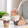 Comfy Package [Case of 500 12 oz. Clear Plastic Cups With Dome Lids (No Hole), Fruit Cups with Lids for Party - Perfect for Smoothies, Milkshakes, and To-Go Beverages view 3