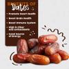 DORREL - Belgian Dark Chocolate Covered Medjool Dates, High Energy Vegan Choco Snack Delicious, Kosher & Non-GMO, Pack of 1 Chocolate Covered Dates, 7.05 oz / 200 g Ea view 3
