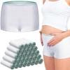 Cutecrop 30 Pcs Disposable Mesh Postpartum Underwear Women Panty Breathable Maternity Underwear Care Stretchy Panties (S-M) view 1