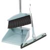Broom Dustpan Pala De Basura para El Hogar, Limpieza De Polvo, Mango Largo, Escoba Raspadora De Suelo, Juego De Recogedor Dustpan Set (Size : Three Piece Blue) view 1