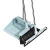 Broom Dustpan Pala De Basura para El Hogar, Limpieza De Polvo, Mango Largo, Escoba Raspadora De Suelo, Juego De Recogedor Dustpan Set (Size : Three Piece Blue) view 2