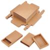 BENECREAT 20 Pack Brown Kraft Paper Drawer Boxes, 5.3x3.8x1 Inch Rectangle Kraft Paper Gift Box Cookie Boxes for Wedding Party Gifts, Jewellery Packaging view 1