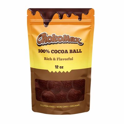 Chokomax Cocoa Ball for Rich & Creamy Hot Chocolate - Made of Premium Quality Cacao Bean from Haiti - Rich in Antioxidants & Perfect for Gifting - Non-GMO, Vegan & Gluten-Free - Available in Variety Pack (12 OZ)