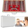 MuChaIOAK 266 PCS Trial Lens Set, Aluminum Case Optometry Optical Instrument, Metal Rim Aluminum Box Trial Frame, 266 Pcs Optical Trial Lens Set Optometry Kit (266 PCS) view 3