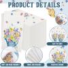 Yeaqee 200 Pcs Floral Disposable Napkins Flowers Paper Guest Towels Decoupage Napkins Disposable Decorative Hand Towel for Bathroom Summer Fall Tea Party Wedding Favor Supplies(Butterfly) view 3