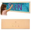 ODOXIA Sequin Sensory Wall Frame | Sensory Wall Sequin Flip Fabric for Kids | Daycare and School And Room Board view 1