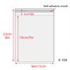 100PCS 6x9 Inch Clear Resealable Cellophane Plastic Bags Self Adhesive for Packaging Bakery Candle Soap Cookie Photo Jewelry view 2