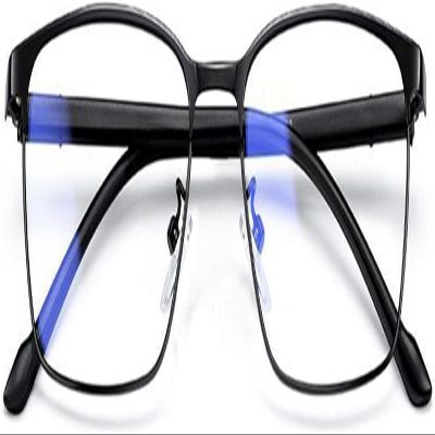 Wcxixo Quality Readers Spring Hinge Glasses for Reading for Men, Blue Light Blocking, Stylish Metal Full Frame Readers