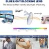 Wcxixo Quality Readers Spring Hinge Glasses for Reading for Men, Blue Light Blocking, Stylish Metal Full Frame Readers view 4