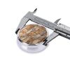 Wall Texture Print Pill Box 3 Compartment Small Pill Case with Mirror Pill Organizer for Outdoor Travel Pocket Purse view 4