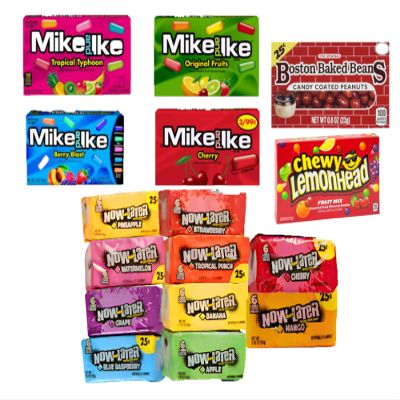 Big Top Deals Mega Candy Assortment: 32 Packs with 16 Mouthwatering Flavors (2 Pack each flavor).