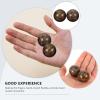 Healifty 2Pcs Massager Exercise Ball Hand Rolling Balls Palm Rolling Convenient Hand Massage for Elderly view 3