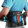 Bracepost Back Brace for Lower Back Pain,Reusable Ice Pack for Injuries Lumbar Support Belt for Men Women,Bionic Spine Design Back Brace with Cold Pad for Sciatica Herniated Disc,M view 1