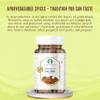 AYURVEDASHREE Cinnamon (Desi Dalchini) 60gm PET Jar | All Natural | Vegan | No Colors | NON-GMO | Cinamon Bark | Dalchini Chhaal view 3