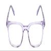 Calabria Ernest 4854 Cat-Eye Reading Glasses +6.00 Lilac Purple Crystal Patterned Silver Men Women 51mm view 3