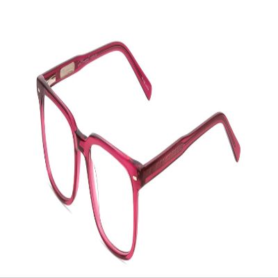 Calabria Ernest 4854 Cat-Eye Blue Light Blocking Reading Glasses +1.50 Raspberry Red Rose Crystal Men Women 54mm