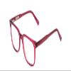 Calabria Ernest 4854 Cat-Eye Blue Light Blocking Reading Glasses +1.50 Raspberry Red Rose Crystal Men Women 54mm view 1