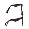 Calabria Ernest 4857 Cat-Eye Blue Light Blocking Reading Glasses +4.00 Gloss Black Men Women 53mm view 2