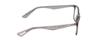 Calabria Ernest 4857 Cat-Eye Reading Glasses +1.75 Shiny Shadow Grey Crystal Men Women 53mm view 3
