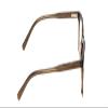 Calabria Ernest 4854 Cat-Eye Blue Light Blocking Reading Glasses +1.25 Olive Green Grey Crystal Smoke Men Women 54mm view 2