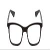 Calabria Ernest 4857 Cat-Eye Reading Glasses +3.50 Matte Black Men Women 53mm view 2