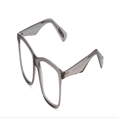 Calabria Ernest 4857 Cat-Eye Reading Glasses +1.75 Shiny Shadow Grey Crystal Men Women 56mm