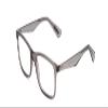 Calabria Ernest 4857 Cat-Eye Reading Glasses +1.75 Shiny Shadow Grey Crystal Men Women 56mm view 1
