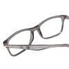 Calabria Ernest 4857 Cat-Eye Reading Glasses +1.75 Shiny Shadow Grey Crystal Men Women 56mm view 4