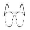 Calabria Ernest 4856 Panthos Reading Glasses +3.50 Satin Metallic Black/Lilac Plum Tortoise Men Women view 3