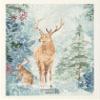 Home by GranolaGear-Christmas Swedish Dishcloths for Kitchen 6-Pack Reusable Paper Towels, Eco-Friendly, Compostable, Biodegradable Dish Wash Cloth Sponge, Holiday Watercolor Snow Art-Winter Cardinal view 4