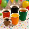 Heyiwell 8 oz Insulated Ripple Paper Coffee Cup 500 Pack Disposable Coffee Cups Suitable for Cold/Hot Coffee, Chocolate, Juice or Tea,Green view 3