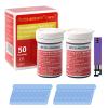 ACCU-Answer 50 Test Hemoglobin Test Strips for ACCU-Answer 4-in-1 Test Meter, 50 Lancets Total Included. No Code Card Need, Accurate and Fast, Easy to Use and Read view 1