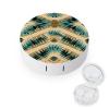 Aztec Print Contact Lens Case Portable Cute Eye Contacts Travel Kit with Mirror Holder Box Container view 1