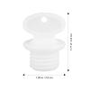 Didiseaon Hot Water Bottle Stopper, 3.5cm Small Plastic Hot Water Bag Stoppers Hot Water Sack Plug Hot Water Bottle Screw Cap Replacement Hot Water Bottle Bag Sealing Plugs Top view 2