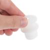 Didiseaon Hot Water Bottle Stopper, 3.5cm Small Plastic Hot Water Bag Stoppers Hot Water Sack Plug Hot Water Bottle Screw Cap Replacement Hot Water Bottle Bag Sealing Plugs Top view 3