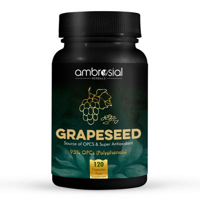 AMBROSIAL Grapeseed Capsules Pack of 1-120 Capsules