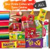 The Full Tiktok Chamoy Pickle Kit With Candy; Includes Fruit-Rollup, Lucas Gusano & Salsagheti & More Mexican Candy by Ma Lit Candy (1 Big Tex Chamoy Pickle Kit) view 2