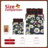 ZISHAK Wild Flowers And Cornflowers Daisies Exquisite Patchwork Burlap Drawstring Gift Bagversatile Cloth Art Gift Bag For Festivities view 4
