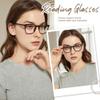 JiSoo 2 Pack Reading Glasses Women 1.5 Stylish Designer Readers 1.5, Womens Readers 1.5+ with Spring Hinge, Tortoise+ Black view 3