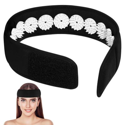 VALICLUD 2pcs Neck Headband Acupressure Wrap Scalp Massage Tool Massage Belt Skin Lift up and Chin up Belt