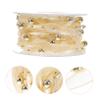 Anneome Material Bead Chain Ribbon Roll Decorative Flower Packing Ribbon for DIY Projects view 3