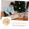 Anneome Material Bead Chain Ribbon Roll Decorative Flower Packing Ribbon for DIY Projects view 4