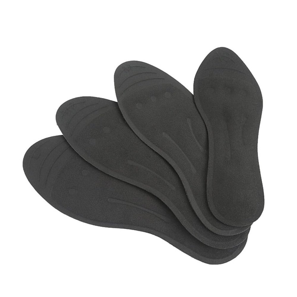 Liquid Massaging Orthotic Shoe Insoles - Shock Absorbing Gel Shoes Inserts - Foot and Arch Support - Glycerin Filled - Foot Massage for Plantar (XXL Size)
