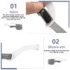 Ahuliao Headgear Strap for DreamWear CPAP Nasal Pillow Mask, for DreamWear Respironics Headgear with Arms - Soft Breathable and Adjustable (2 Pack) view 3