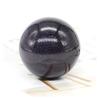 50mm, Natural Blue Gold Sand Energy Ball, Polished Earth, Massage Ball, Reiki Healing Stone, Fish Tank Home Decoration Gift view 2