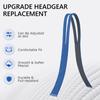 3 Packs Headgear Strap Replacement for P10 with 6 Adjustment Clips, P10 Headgear Strap Flexible Headgear Elasticity view 2